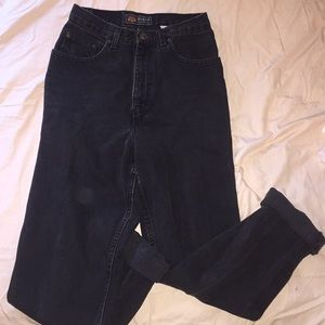 Vintage Route 66 Black Denim Jeans